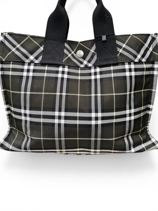 Burberry Handbags - Burberry Plaid Nylon Tote Black Nova Check Mini Shopper NWOT